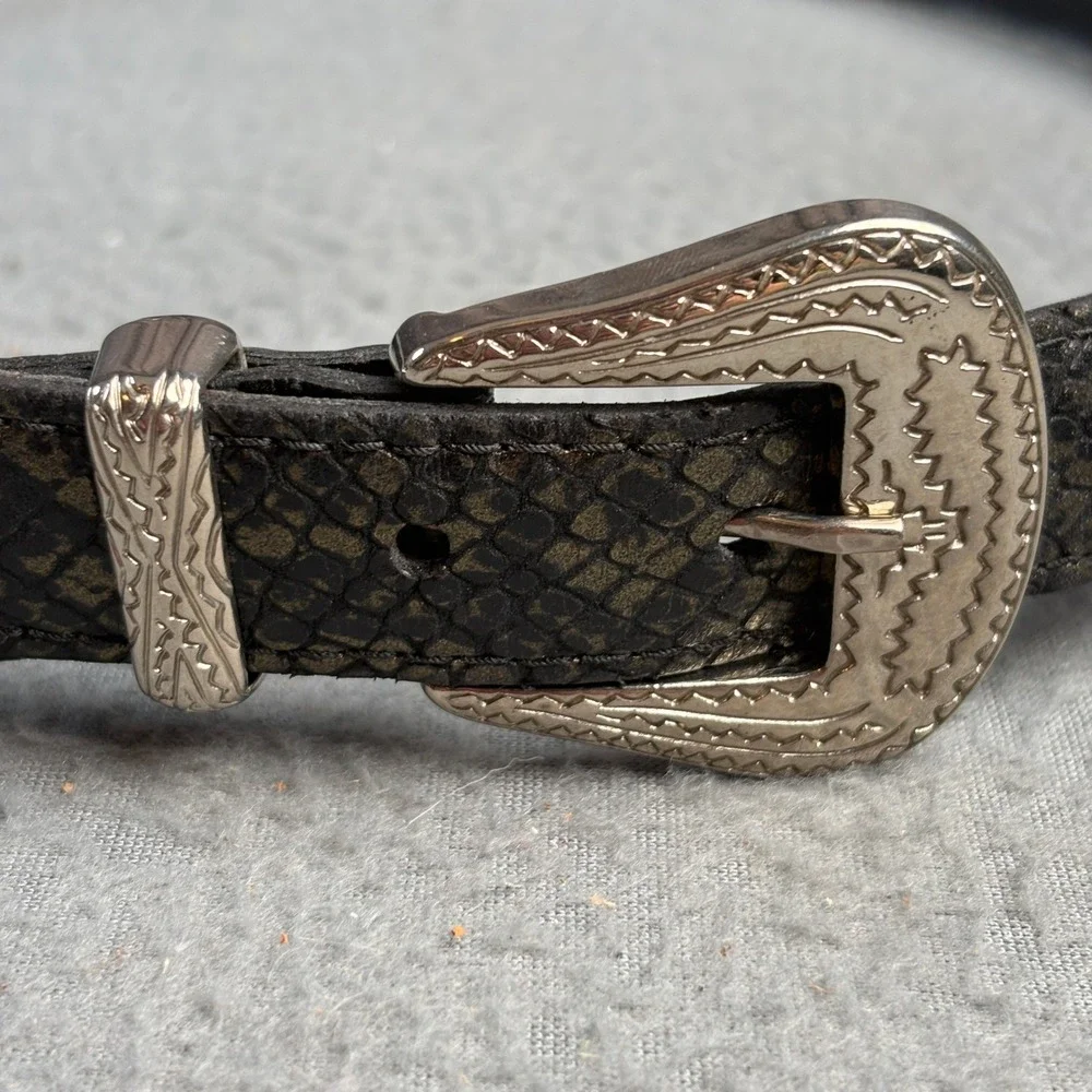Priore leather belt